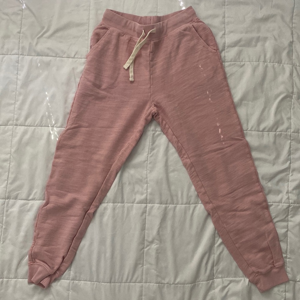 Pink sweatpants